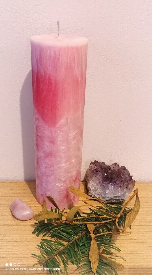 Harmonizační svíčka 7,5x25 cm - 3